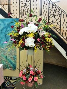 御結婚披露宴へスタンド花☆｜「サワムラ生花店」　（愛知県西尾市の花キューピット加盟店 花屋）のブログ